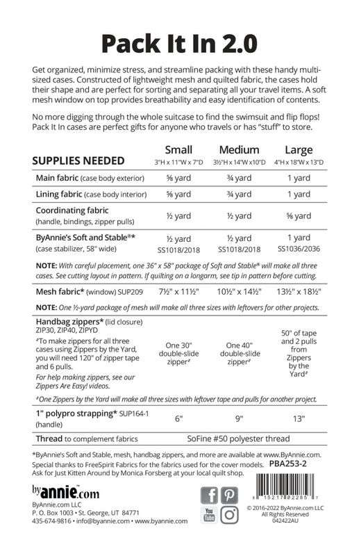 By Annie, Pack it in