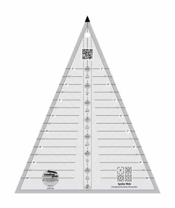 Creative Grids non-slip Spider Web linjal