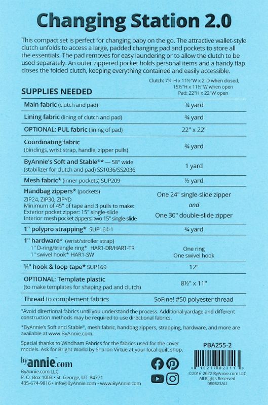 By Annie, Changing station 2.0