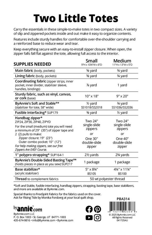 By Annie, Two little totes